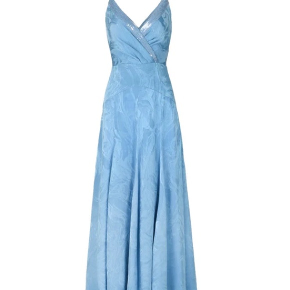 Silvia Tcherassi Selma dress midi M blue - Picture 13 of 14